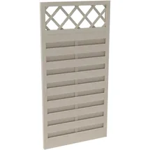 Andrewex Sichtschutzzaun Element Country 90 x 180 cm cream