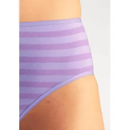 PETITE FLEUR Jazz-Pants Slips Damen gestreift-lila, gelb, grün, orange, rosa Gr.36/38