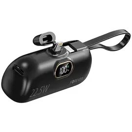 Forever Mini Powerbank MTB-100 22.5W 5000 mAh Lightning für iphone schwarz