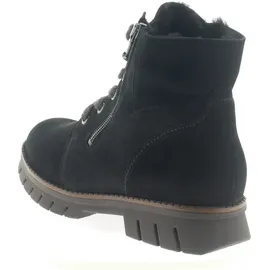 WALDLÄUFER Xara Warmfutter Stiefeletten grau carbon H-Weite für Damen, schwarz Größe 39 EU / UK