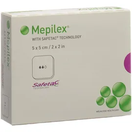 Mepilex Pflaster Schaumverband 5 x 5 cm 5 St.