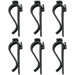 Securit® Clip-Anhängerhalter - Set von 6 (Anhänger nicht enthalten)