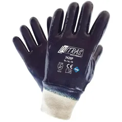 AS Arbeitsschutz Arbeitshandschuhe | 12 Paar Nitras Nitrilhandschuhe | Premium-Qualität | Gr. 10