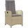 vidaXL Gartensessel 59 x 59 x 108 cm beige