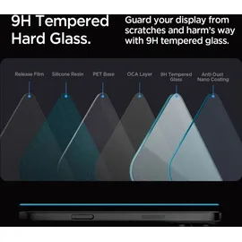 SPIGEN Displayschutzfolie für iPhone 16 Pro transparent