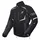 Textiljacke Schwarz/Grau 54