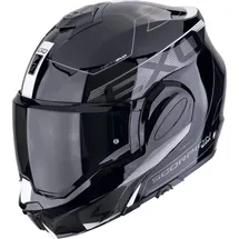 Scorpion Exo-Tech Evo Traveller Modularhelm - Schwarz/Grau/Weiß - L