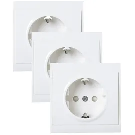 Kopp Schuko-Steckdose Malta Unterputz Weiß 1 St.