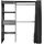 Hti-Living Garderobenschrank Offene Garderobe mit Vorhang Betonoptik
