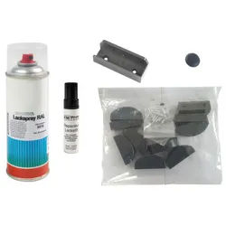 Zaunzubehör Preston Reparaturlack 400 ml – Zaunlack, Anthrazit – ideal für Reparaturen – Zaunfarbe für Aluminiumzäune & Gartenzäune