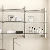 Emuca - Modularer Baukasten Zero mit Beschlägen zur Wandmontage,