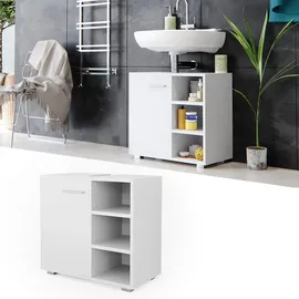 Vicco Waschbeckenunterschrank Perry Weiß