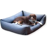 4L Textil Hundekorb Mario 100 x 70 cm grau