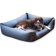 4L Textil Hundekorb Mario 100 x 70 cm grau