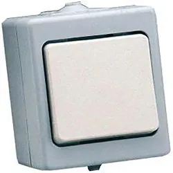 Kopp Universalschalter A / W AP FR grau weiss