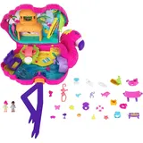 Mattel Polly Pocket Flamingo-Party Spielset, inkl. Figuren - Zubehör