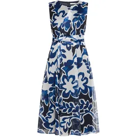 Betty & Co Sommerkleid Blau/Weiß 40