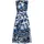 Betty & Co Sommerkleid Blau/Weiß 40