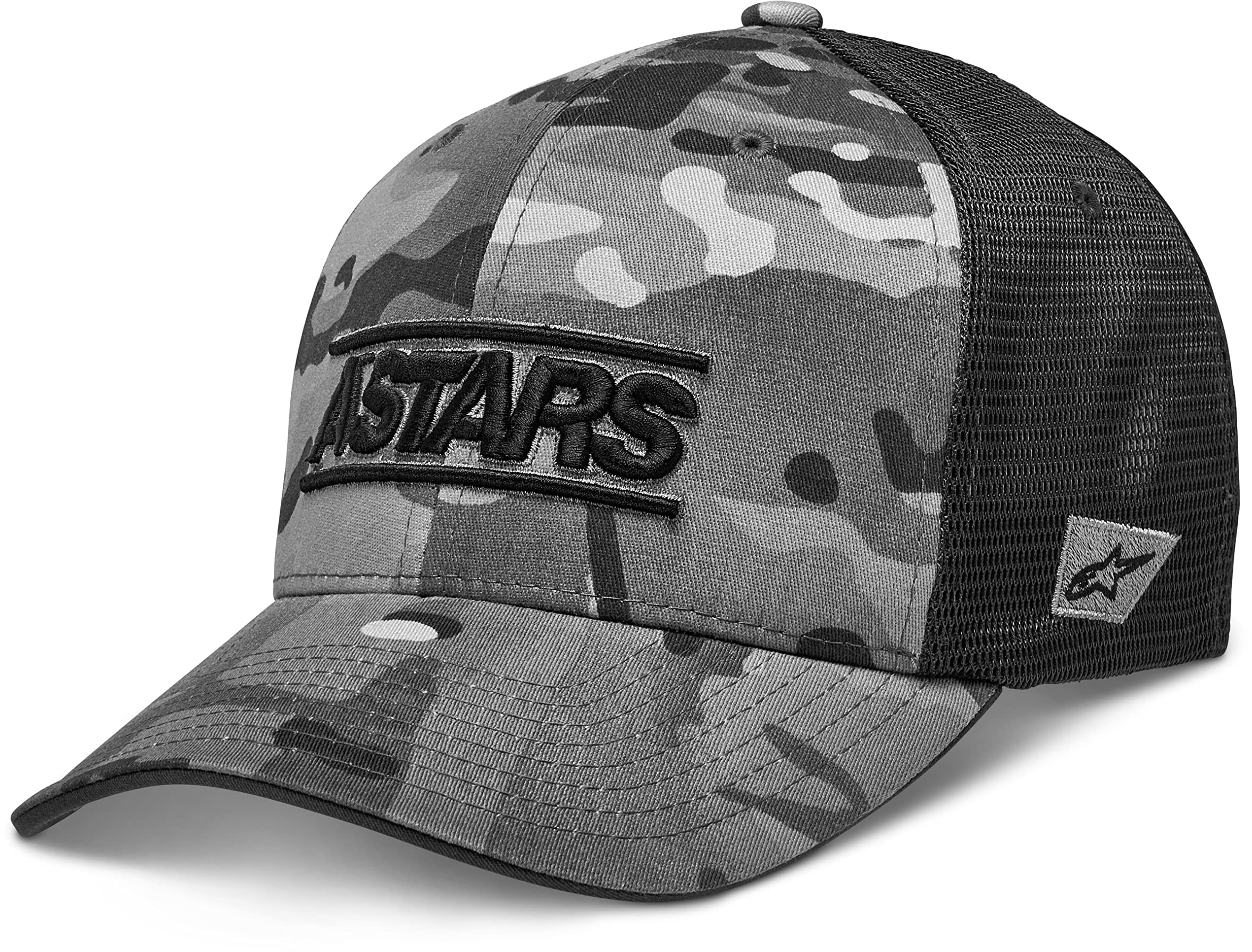 Alpinestars, Proximity Mesh Back Multicam Hat, Baseball Kappe, Schwarz, LXL, Mann