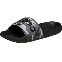 Crocs Day Camouflage Slide Sandal Schwarz/Grau 39