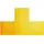 Durable Stellplatzmarkierung Form T selbstkl.signalgelb 10