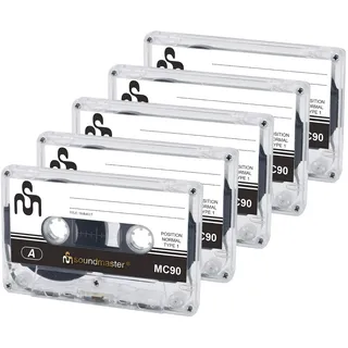 Soundmaster MC905P Audio-Leerkassette 90 min 5er Pack