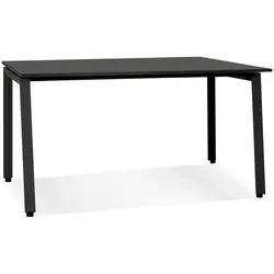 Kadima Design Schreibtisch Mdf-Holz | 160x80cm | Homeoffice ergonomisch platzsparend | schwarz | Bürotisch