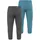 normani Outdoor Sports Normani, Outdoor Sports 2er Pack Baby Merino Unterhose mit Füßen in Blau/Anthrazit | Gr.: 80