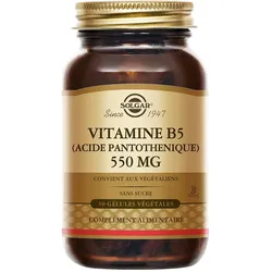 Solgar Vitamin B5 550 mg