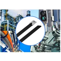 TRU Components TC-12647616 Stahlkabelbinder 360 mm 7.9 mm AISI