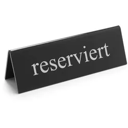 Tischschild Reserviert, HENDI, reserviert, 130x30x(H)38mm