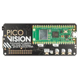 Pimoroni PicoVision, Dual Arm Cortex M0+ 264kB SRAM, 2x8MB PSRAM, Qwiic/STEMMA QT