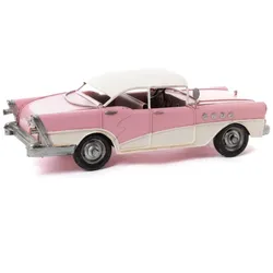 Kubanisches Auto rosa - Anderes Metall Amadeus 12x28 cm