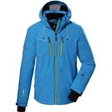 KILLTEC Herren Ksw 44 Mn Jckt Skijacke Funktionsjacke mit abzippbarer Kapuze und Schneefang, himmelblau, S EU