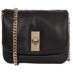 Tommy Hilfiger Soft Leather Mini Bag Umhängetasche Leder 18 cm black