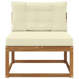 vidaXL Mittelsofa Outdoor Massivholz Akazie braun