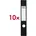 Ordneretiketten 60mm schwarz Blatt