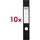 Durable Ordneretiketten 60mm schwarz 10 Blatt