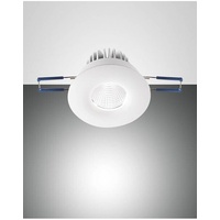 Fabas Luce LED 1x7W Aluminium Weiss