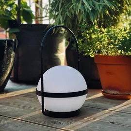 Dyberg Larsen Laterne Solar LED lampe Außenbereich Garten Laterne Summer, Dyberg Larsen, - Weiß/Schwarz