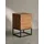 KADIMA DESIGN Nachtschrank 40x38x60 cm Braun