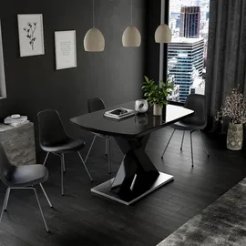 Vicco Esstisch Chinto Schwarz, 120 x 80 cm