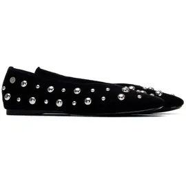 Xti für Damen. 14528303-NEGRO Ballerinas 145283 schwarz 40) Wohnung, Keine, Lässig