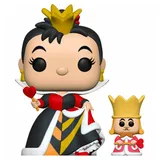 Funko Alice im Wunderland - Queen of Hearts mit King 1063 - Funko Pop! Sammelfigur