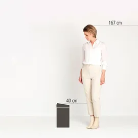 Brabantia Touch Bin 10 l Silber