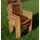 ALEOS. ALPEN Gartensessel 64 x 64 x 95 cm braun 8 St.