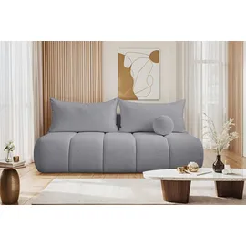 kaiser möbel Schlafsofa PIANO Polyester 3-Sitzer Grau