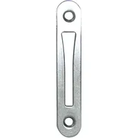 Grundmann Schließblech zu Einstemmzunge, abgerundet, 85 x 15 mm,