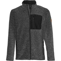 Forsberg warme Strickjacke mit Brusttasche / dunkelgrau / 3XL