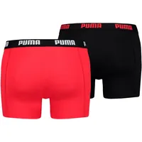 Puma Basic Boxershort red/black XXL 2er Pack